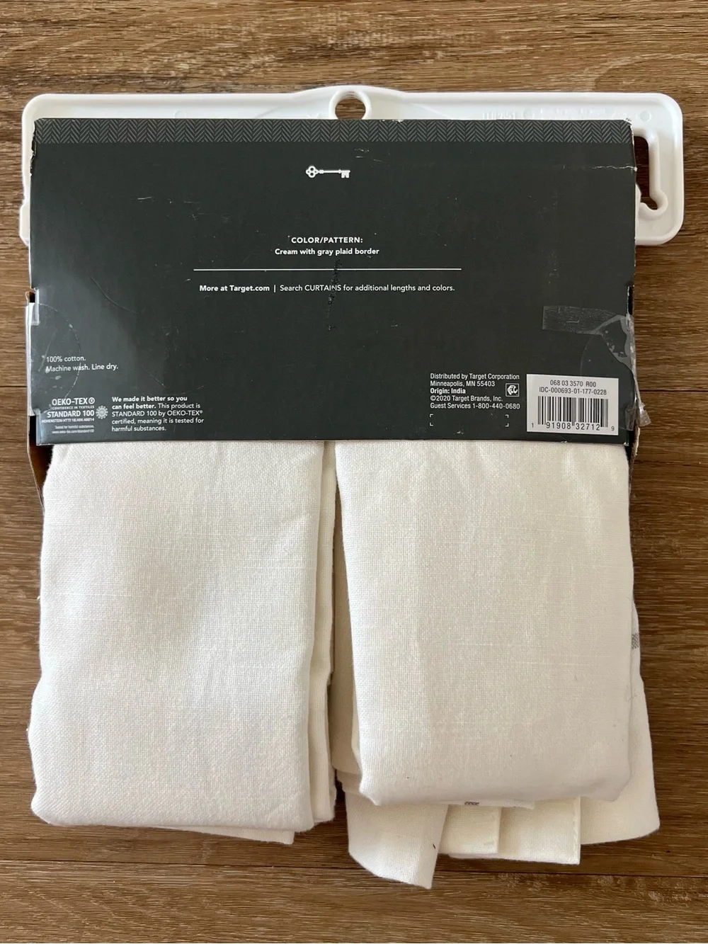 NWT Threshold Light Filtering Cafe Curtain Set